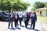 Minister Barbara Cartwright Tours Willie Mae Pratt Centre for Girls