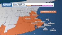 FIRST ALERT: Temps feel like 100 degrees as Boston approaches heat wave status