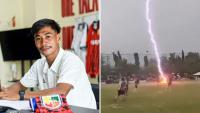 Watch: 24-year-old Thailand footballer killed by lightning during match