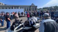 Three traveling veterans memorials on display at Ashland Freer Field