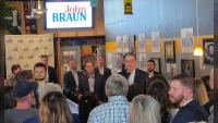 U.S. Speaker of the House campaigns for John Braun in Vancouver