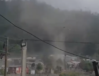 Whirlwind causes damage to homes and greenhouses and sparks panic in Constanza