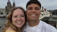US wife of Afghan boxer accused of killing Scottish charity worker and dumping her body in a suitcase breaks silence