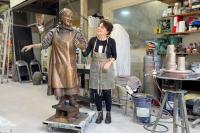 Some sculptures preserve history. Others carry it forward.