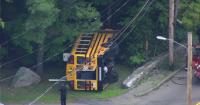 School bus rolls over in Hyde Park, sending 4 to the hospital