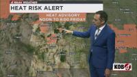 New Mexico heat wave brings high temps, storm risk, and flash flood chances