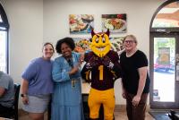 New year, new swag: Alumni educators show off Sun Devil spirit at Someburros