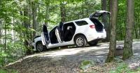 Police search for individual that crashed vehicle at Fort Dummer, following pursuit from Massachusetts
