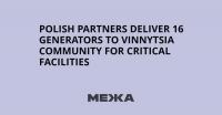 Polish Partners Deliver 16 Generators to Vinnytsia Community for Critical Facilities