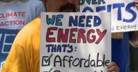 Affordable energy advocates rally in front of Sempra HQ after the company posts ‘strong’ quarterly earnings