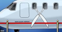 Today's cartoonShadi's take on the reopening of Syria's Deir Ezzor airport