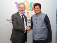 World News | Piyush Goyal Holds Bilateral Talks with His Brazil, Egypt Counterparts on Sidelines of BRICS India 2026, Discusses Trade, Investment Cooperation