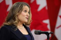 Freeland, in Taiwan, warns new Chinese law has ‘dark kinship’ with Putin invasion rationale