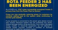 Rota Feeder 2 now energized