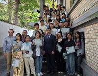 Embassy of Turkmenistan in Brussels hosts educational visit by students from leading Chinese universities