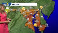 Steamy Friday with storms possible in the Baltimore area