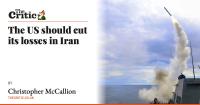 The US should cut its losses in Iran