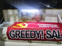 Five caskets with anti-China, anti-communist messages dumped around Metro Manila