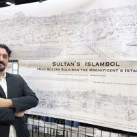 Turkish artist recreates Istanbul panorama