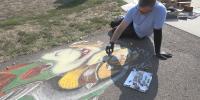 Chalk Sioux Falls turns blank sidewalks into big masterpieces