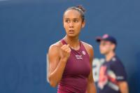 Leylah Fernandez, the lone Canadian at the NBO, advances