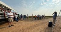 Arkansas farmers, researchers say farewell to center director at field day