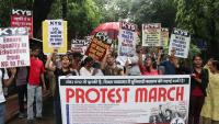 KYS Leads Massive Delhi University Student Protest Over Fee Hikes, Faulty SOL Study Material, PG Seat Crunch & NEP 2020