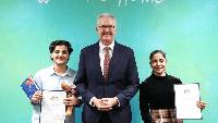 Two Iranian women footballers sworn in as Australian citizens