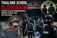 Thailand school bloodbath: Suspect killed grandparents before attack that left six dead