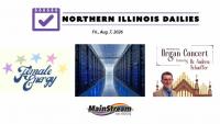 Female Energy Festival in Rockford, historic pipe organ concert in Galena, data center restrictions: Northern Illinois Dailies for 8-7-26