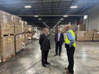 Ambassador Rizwan Saeed Sheikh visits Calderon Textiles to promote Pakistan–US trade cooperation