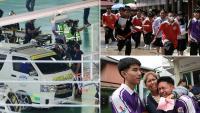 Boy, 14, shoots grandparents before killing at least six teachers and students in gun rampage at Bangkok school