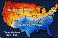 Texas, Louisiana and Alabama Could See a Colder and Wetter Winter as Record Setting Super El Nino Continues to Develop This Season