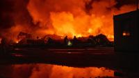 Russian retail giant’s warehouse burns after Ukraine's latest long-range drone attack