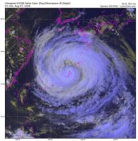 Shipping Moves Out of the Way as Typhoon Dolphin Nears China