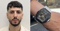 Algerian thief jailed over £250,000 Richard Mille watch snatch in London
