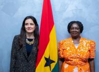 Vice President Opoku-Agyemang bids farewell to outgoing Brazilian Ambassador