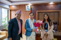 Health Minister Meets Lalitpur Mayor to Discuss Health Sector Development