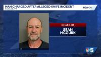 Orange County, Vermont, man accused of threatening five people with a knife