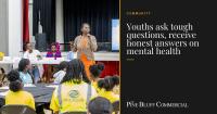 Youths ask tough questions, receive honest answers on mental health