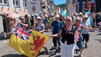 Frukes rock German town during twinning visit
