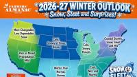South Carolina winter weather prediction from the Farmer's Almanac
