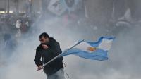 Protesters clash with police in Buenos Aires over private property bill