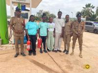 GNFS Ashanti region intensifies fire safety education across markets, schools and fuel stations