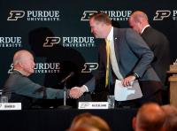 New Purdue AD on his shot at Indiana: 'I put it right into the water'