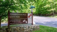 Second beaver at Cunningham Falls State Park tests positive for rabies , Frederick County jea;th officials confirmed.The Maryland Department of Natural Resources (DNR) is closing more areas of Cunningham Falls State Park around Hun
