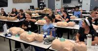 Students get hands-on experience at Baptist Health camp