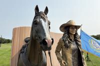 Noem ‘not planning to run’ but doesn’t rule out a political future as her statue is unveiled