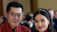 King Jigme and Queen Jetsun's rarely-seen children steal the show on joint outing - but one is missing