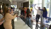 Teachers, staff welcome Durham early college students back to start the new school year